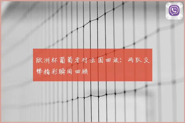 欧洲杯葡萄牙对法国回放：两队交锋精彩瞬间回顾